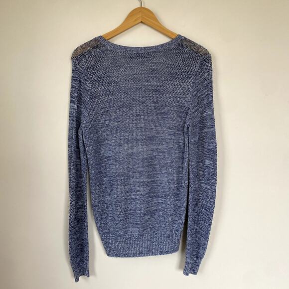 Theory Admiral Mix Scoop Neck Sweater in Prosecco Size XS - Picture 6 of 6